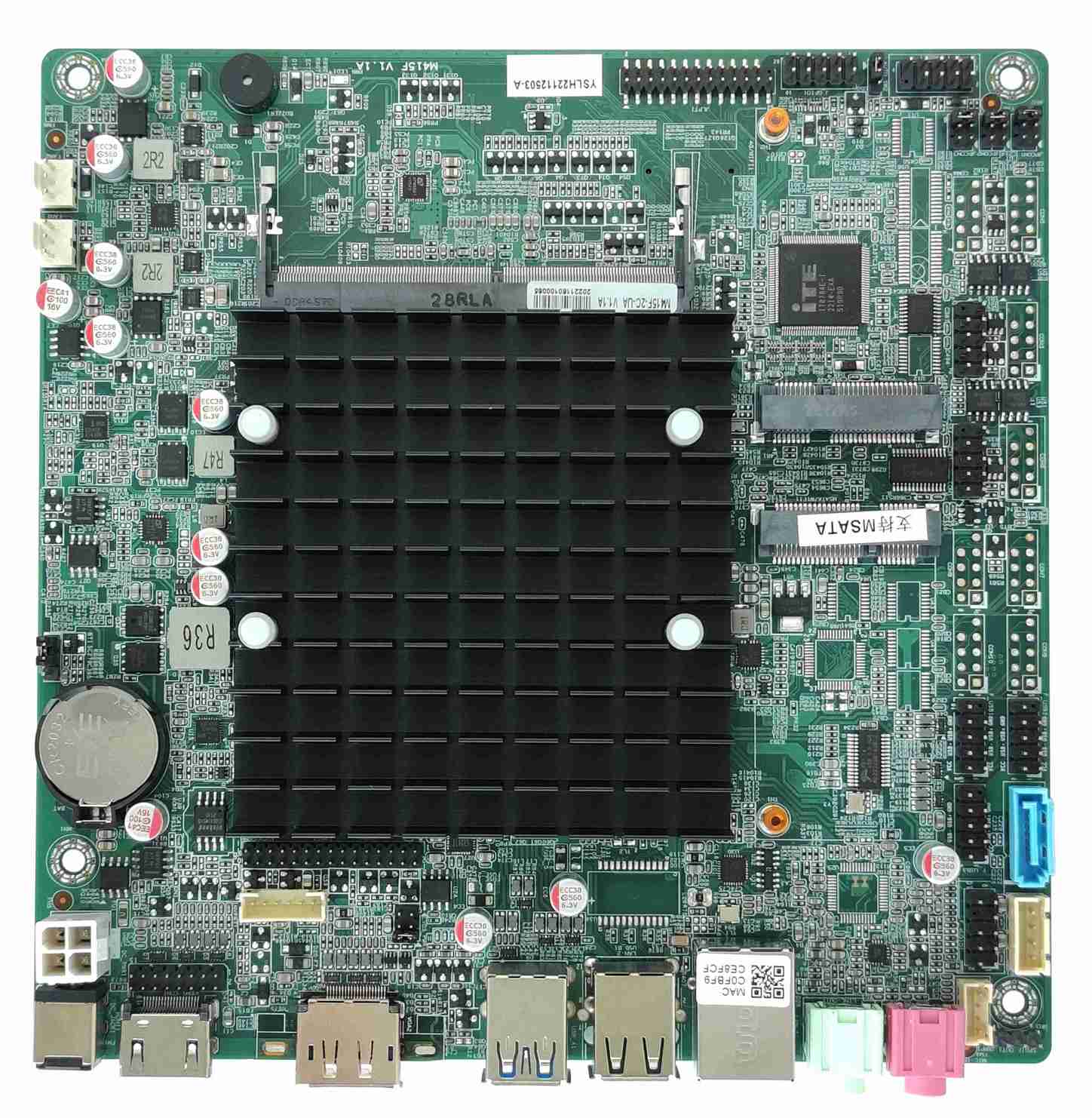ITX-J411L10C V1.2 赛扬J4125工控主板